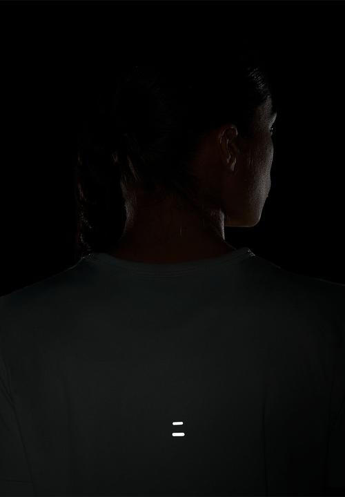 Nike - Dri-Fit Short-Sleeve Running Top - Light Grey