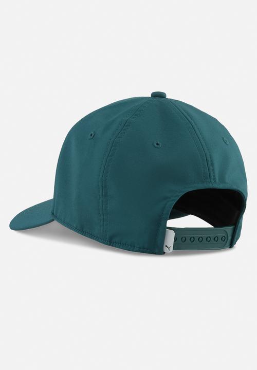 PUMA - Heritage P Tech Cap - Green Terrain-Alpine Snow