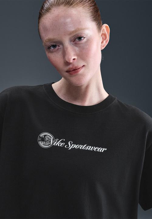 Nike - Crop Short-Sleeve T-Shirt - Black