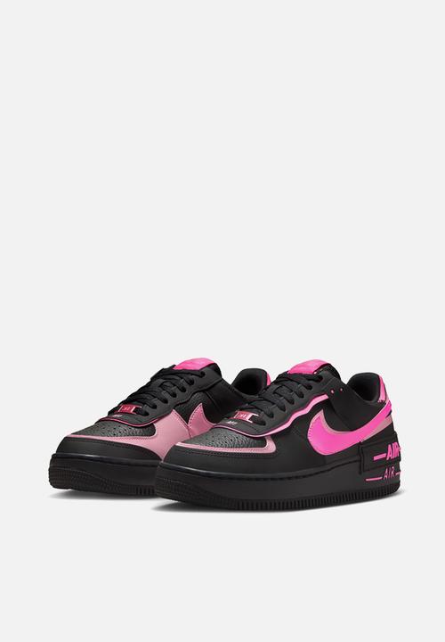 black white pink air force