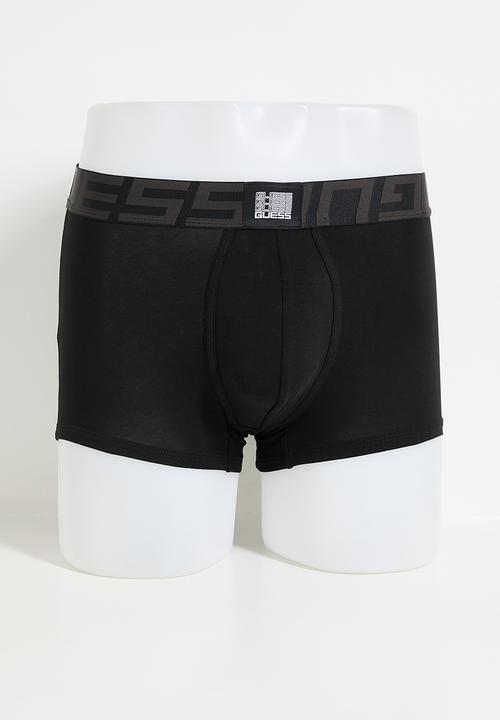 GUESS - Idol Boxer Trunk Pack - G Quadrate Black