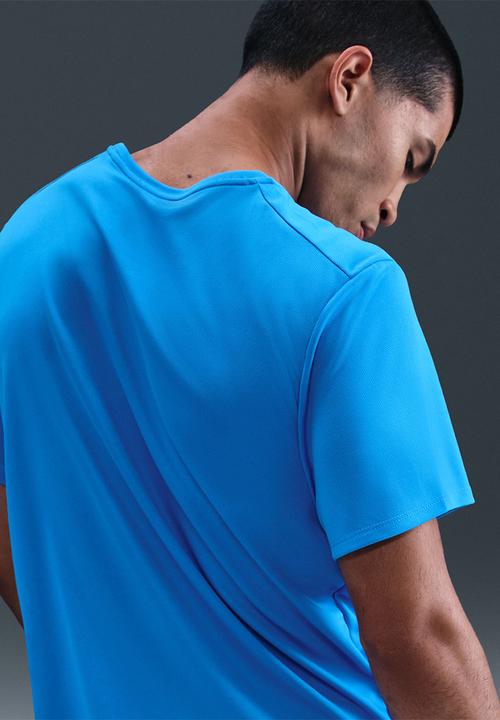 Nike - M Nk Df Uv Miler Ss - Blue Hero/Reflective Silv