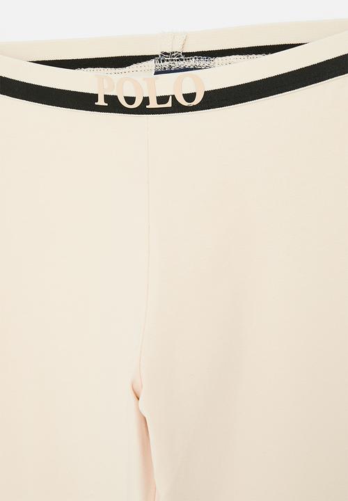 POLO - Girls sadie full length legging - sand