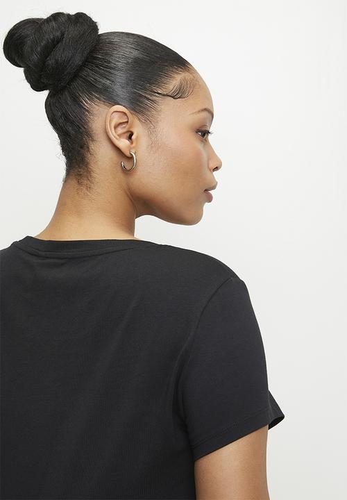 GUESS - Plus Cn Ss Guess Logo Tee - Jet Black A996