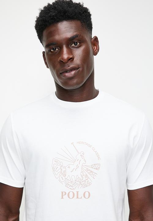 POLO - NICK Crew Neck Graphic T-Shirt - White
