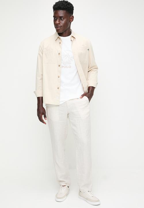 POLO - NICK Crew Neck Graphic T-Shirt - White