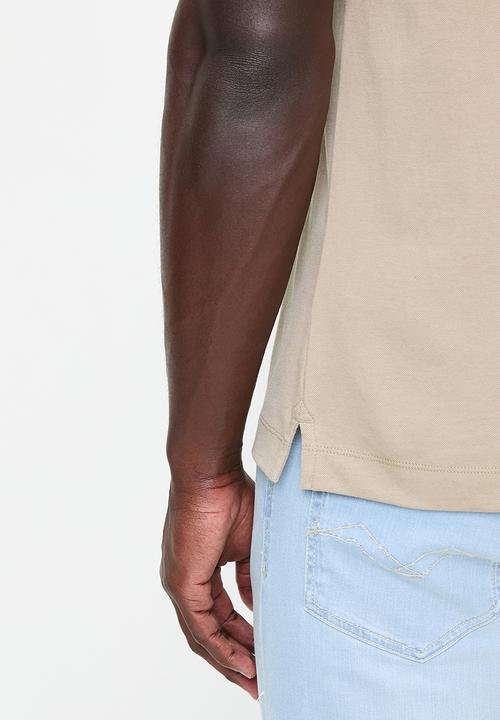Replay - Stretch Cotton Piquet - Stone