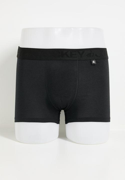 Jockey - U-Pouch short leg trunk 2 pack - black