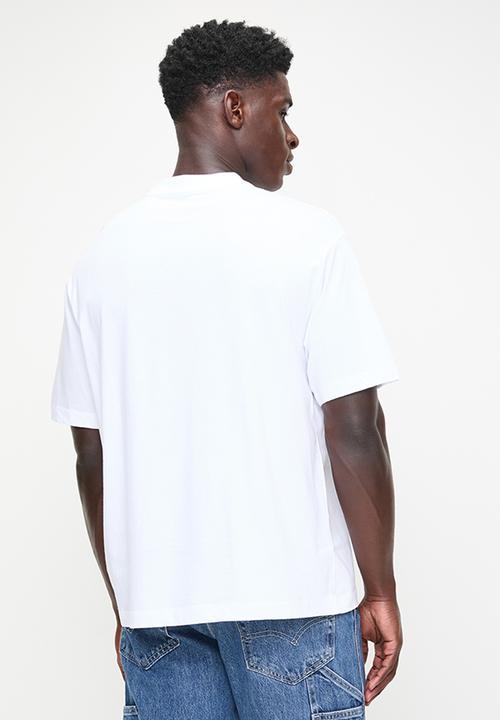 Calvin Klein - Ss 30S Micro Monologo Graphic Tee - Brilliant White