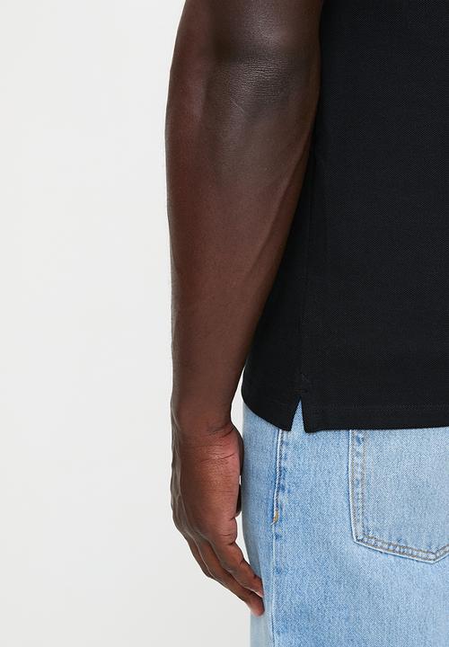 Ben Sherman - ROMFORD SHORT SLEEVE GOLFER - BLACK