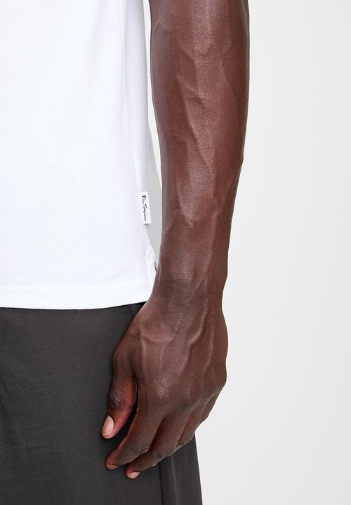 Ben Sherman - ROMFORD SHORT SLEEVE GOLFER - WHITE