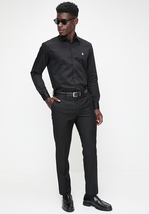 Ben Sherman - Essential target shirt long sleeve - black