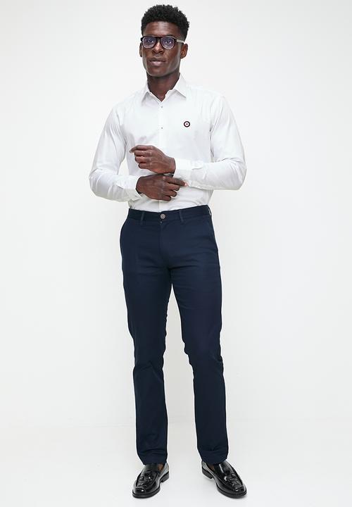 Ben Sherman - Essential target shirt long sleeve - white