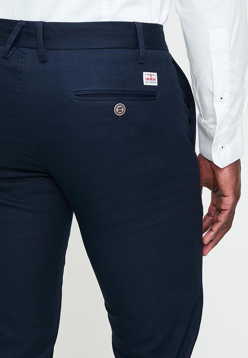 Ben Sherman - ESSENTIAL BEN SHERMAN CHINO PANT - NAVY
