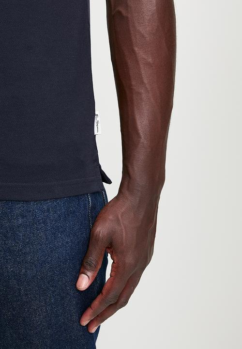Ben Sherman - ROMFORD SHORT SLEEVE GOLFER - NAVY