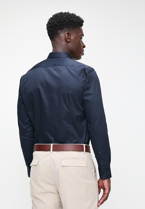 Ben Sherman - Essential target shirt long sleeve - navy
