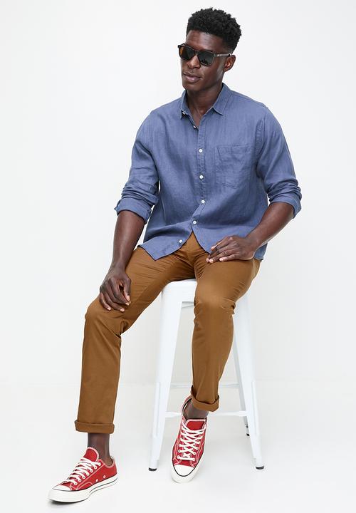 Ben Sherman - Essential ben sherman chino pant - walnut