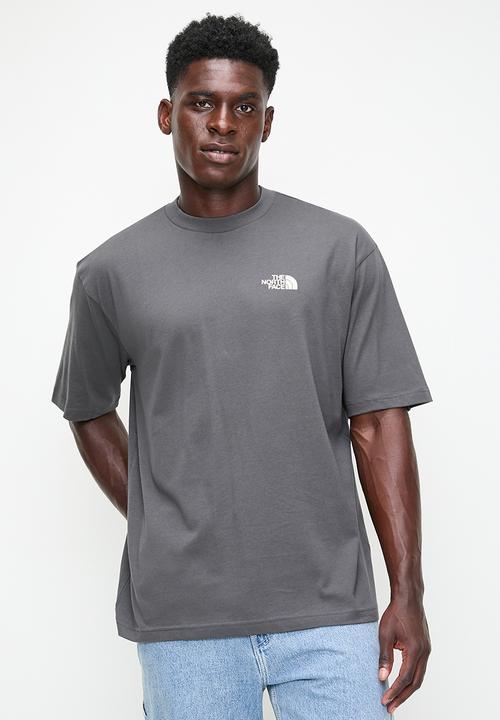 The North Face - Mountain Sketch Tee Oversize Fit - Anthracite Grey/White Dune (Eic)