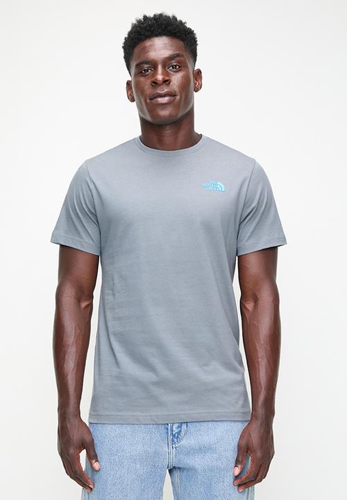 The North Face -  Box NSE Tee   - TRADEWINDS GREY/BELAY BLUE-TNF WHITE (FQO)