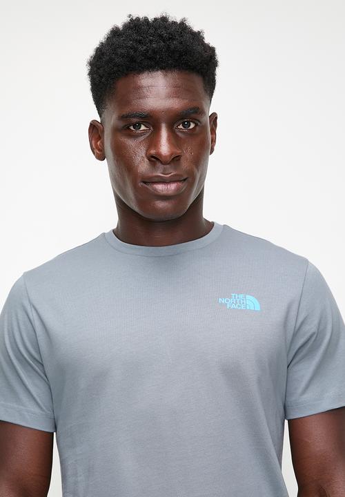The North Face -  Box NSE Tee   - TRADEWINDS GREY/BELAY BLUE-TNF WHITE (FQO)