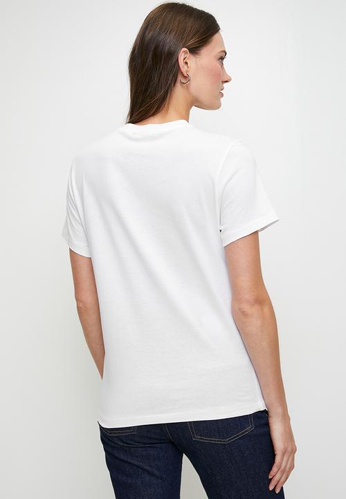 POLO - Wmn Anele s/s Sequin T-Shirt - Off White