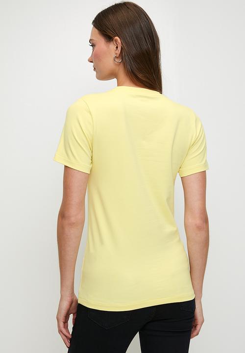POLO - Wmn Allie s/s T-shirt - Soft Yellow