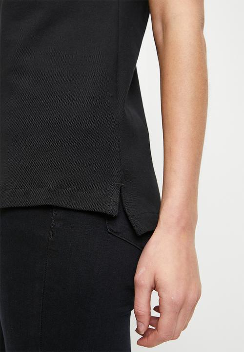 POLO - Wmn Margot s/s Golfer - Black