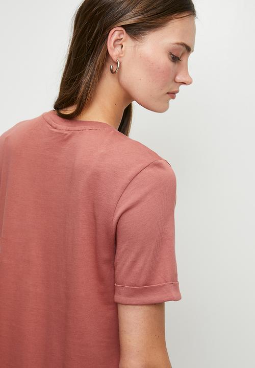 POLO - Wmn Nandi s/s T-shirt Dress - Rose