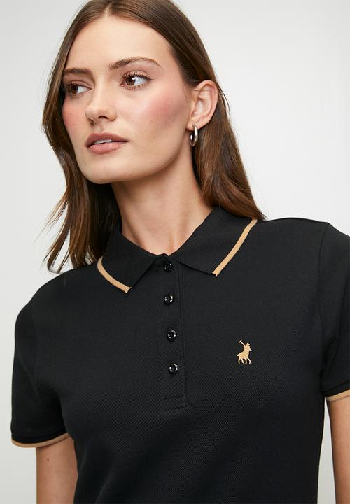 POLO - Wmn Leah s/s Golfer Dress - Black