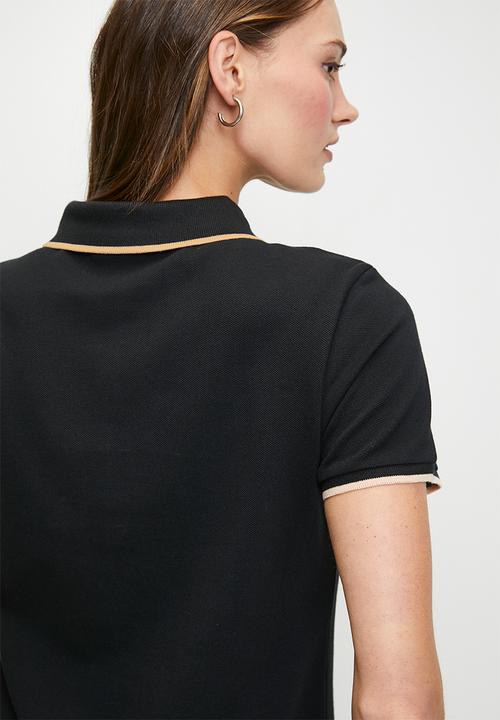 POLO - Wmn Leah s/s Golfer Dress - Black