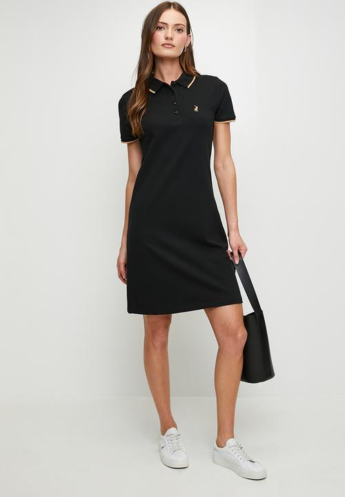 POLO - Wmn Leah s/s Golfer Dress - Black