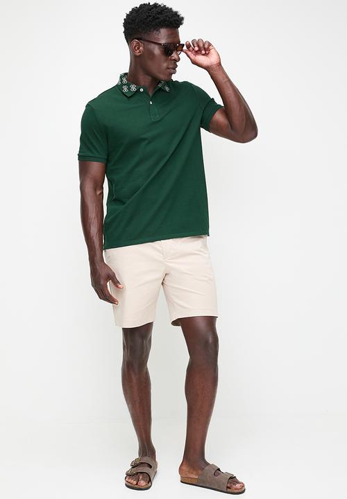 GUESS - Polo Ss Logo Jcrd Collar - Alpine Grove