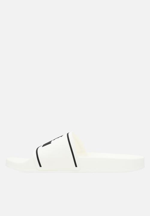 Steve Madden - Surfer slide - white/black