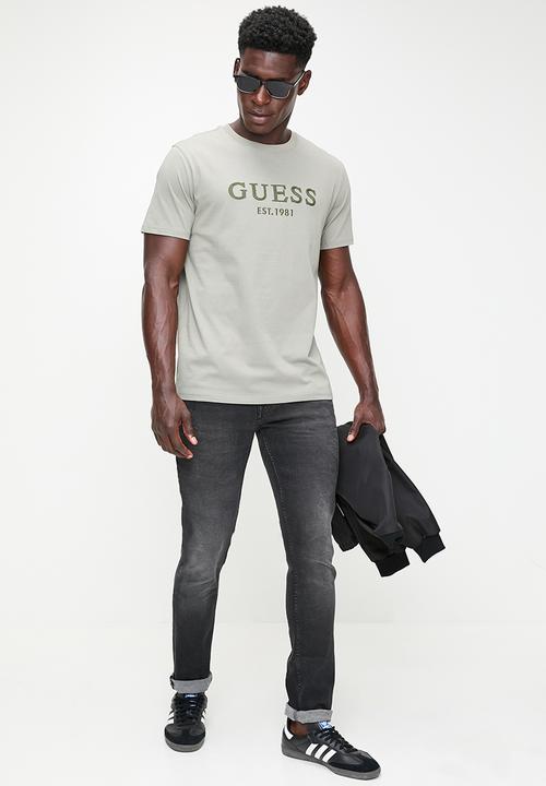 GUESS - Skinny - Washed Back Black Wash