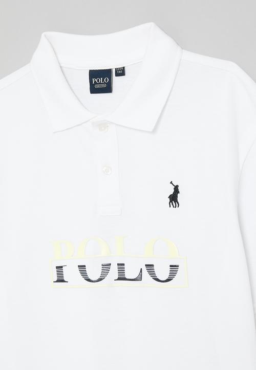 POLO - Boys layton ss golfer - white