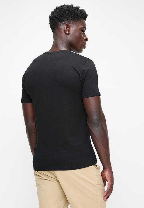 POLO - Mens V-neck T-shirt - black