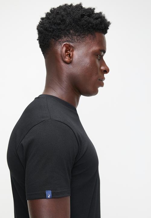 POLO - Mens V-neck T-shirt - black