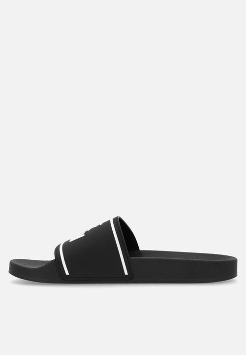 Steve Madden - Surfer slide - black/white