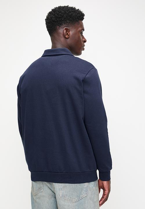adidas Originals - Varsity Half Zip Sweatshirt  - night indigo