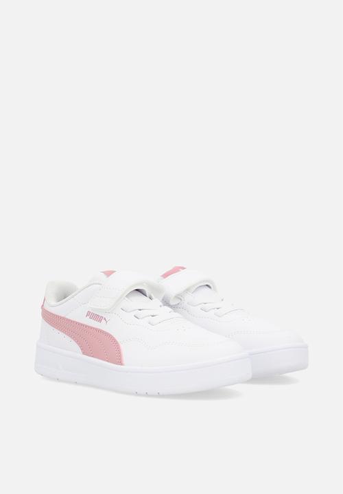 PUMA - Court Lally Ac+ Ps-Puma White-Poised Pink