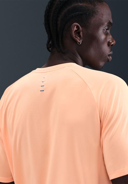 Nike - Stride Dri-FIT ADV Short-Sleeve Running Top  - Orange Chalk/Reflective