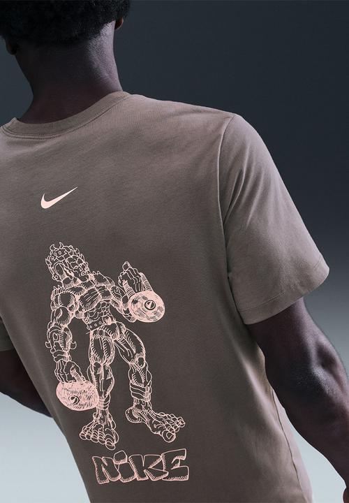 Nike - IYKYK Fitness Tee - Cave Stone/Washed Coral