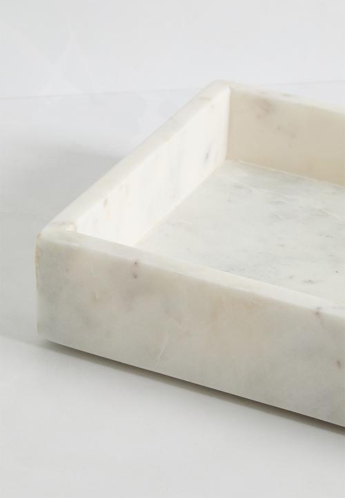 Sixth Floor - Marble tray - white