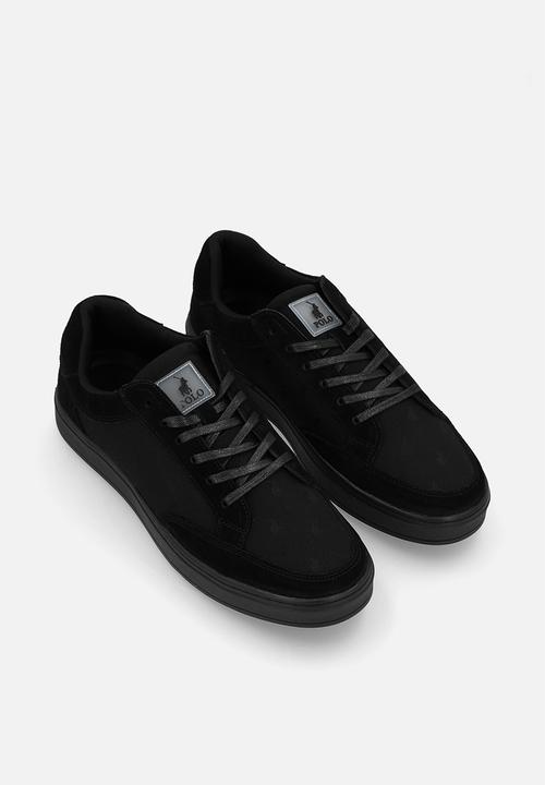 POLO - Colour Block Jacquard Sneaker - Black