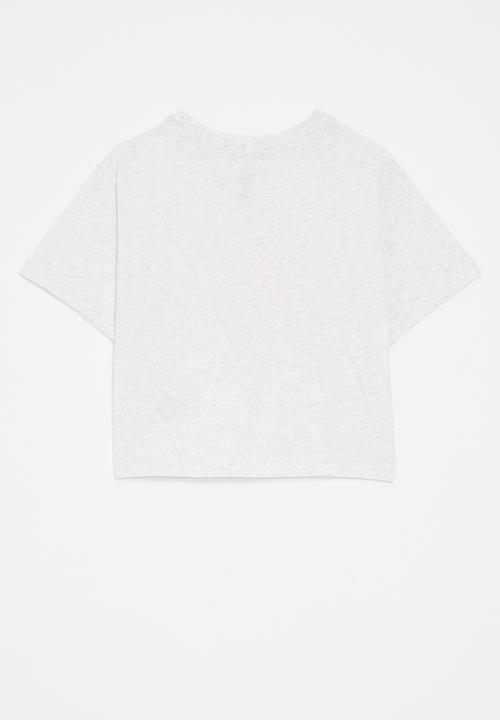 Converse - Cnvg S/S Dissected Ctp T-Shirt - Birch Heather/Slacker Blue