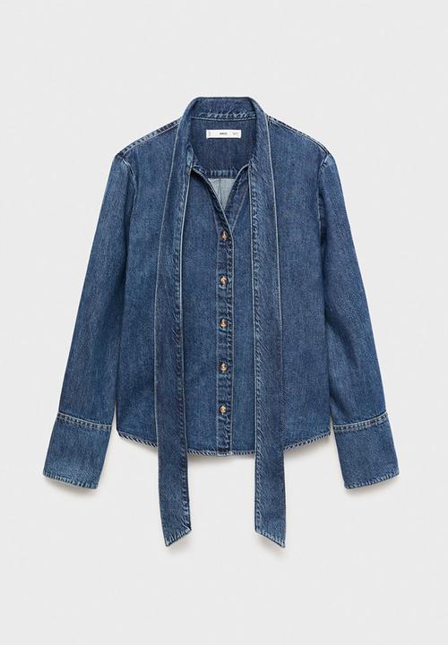 MANGO - Camisa rue - denim blue