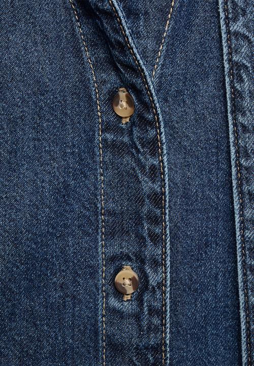 MANGO - Camisa rue - denim blue