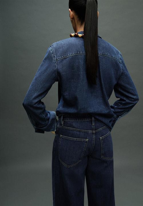 MANGO - Camisa rue - denim blue