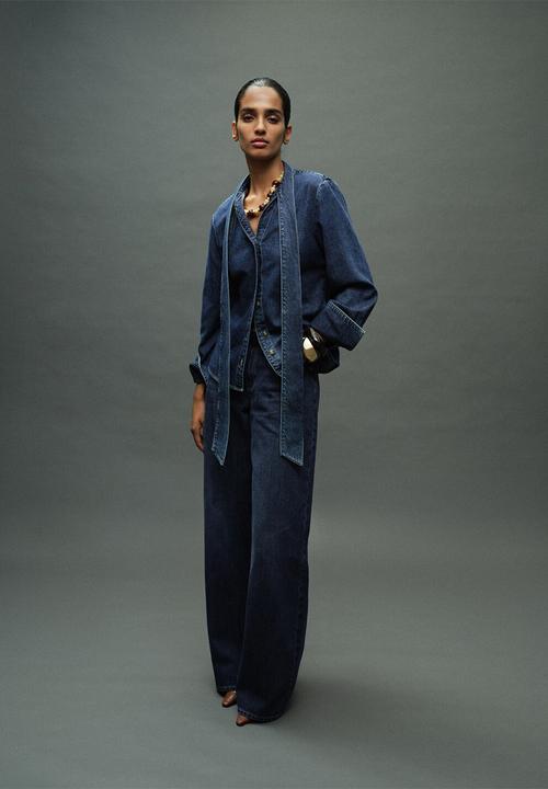 MANGO - Camisa rue - denim blue