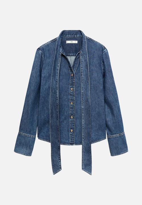 MANGO - Camisa rue - denim blue